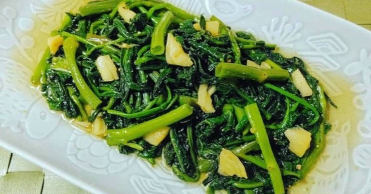 Rau muống xào tỏi