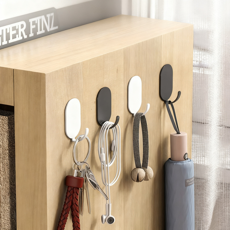Selbstklebende Wandhaken aus Aluminium