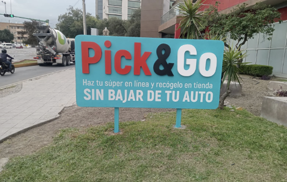 Pick&Go letrero
