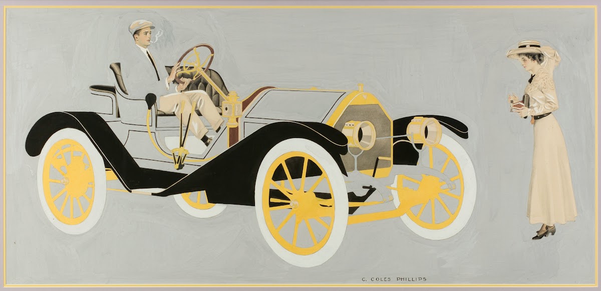 Model 20 Hudson Motor Car ad illustration