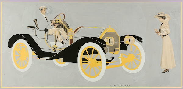 Model 20 Hudson Motor Car ad illustration