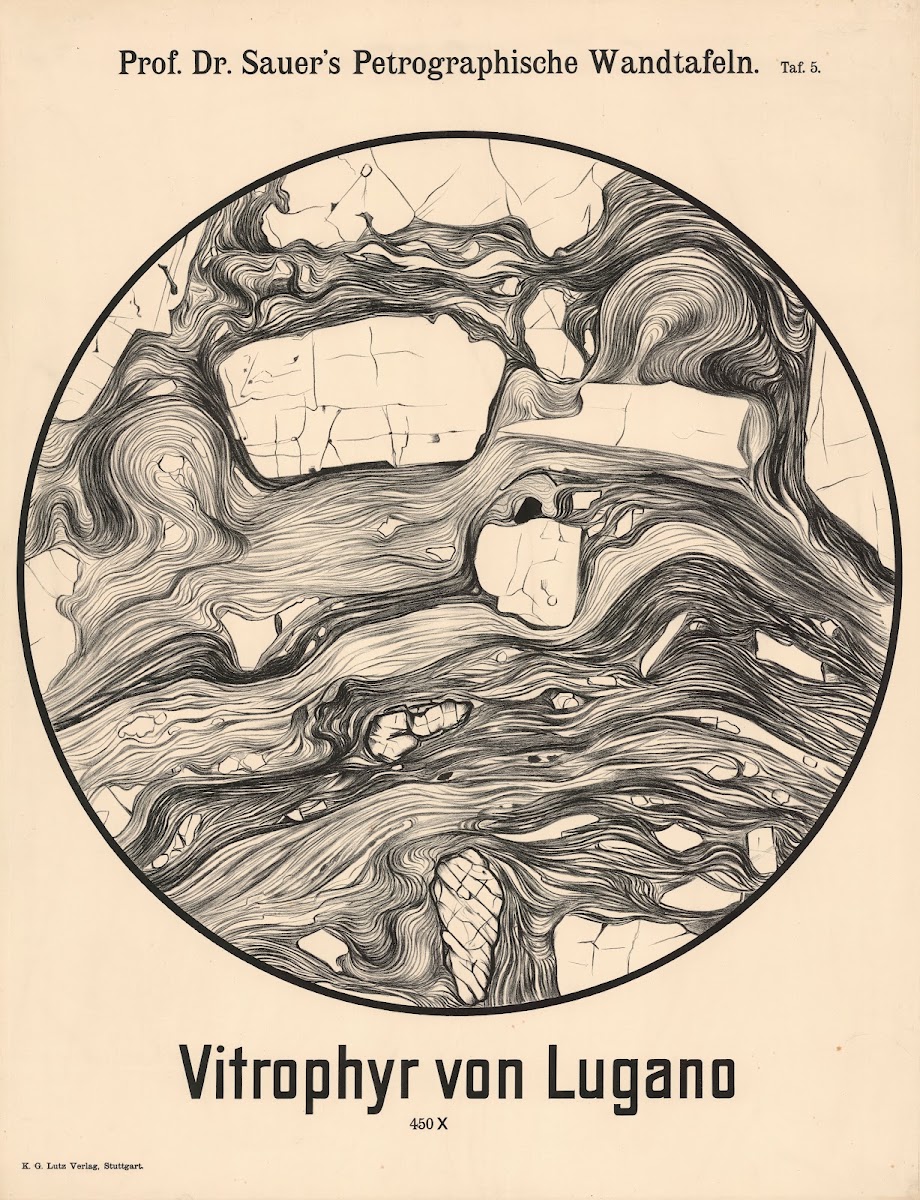 Vitrophyre from Lugano 1907