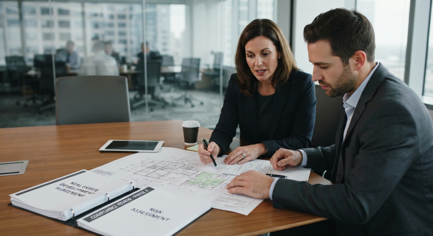 Ist Ihr Unternehmen Risiken im Bereich der Immobilienentwicklung ausgesetzt?