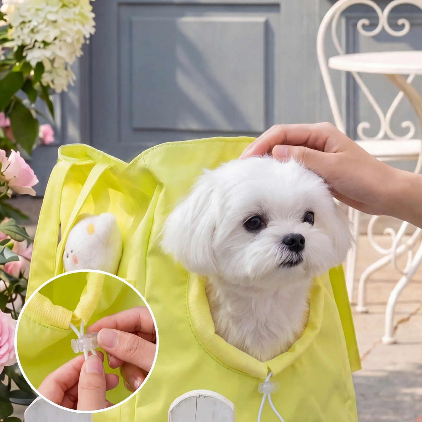 Breathable summer carrying bag with cartoon design