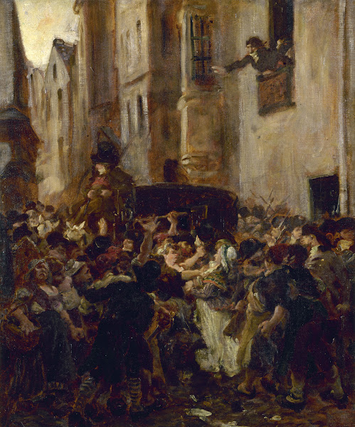 Charlotte Corday Arrested After The Murder Of Marat 1853