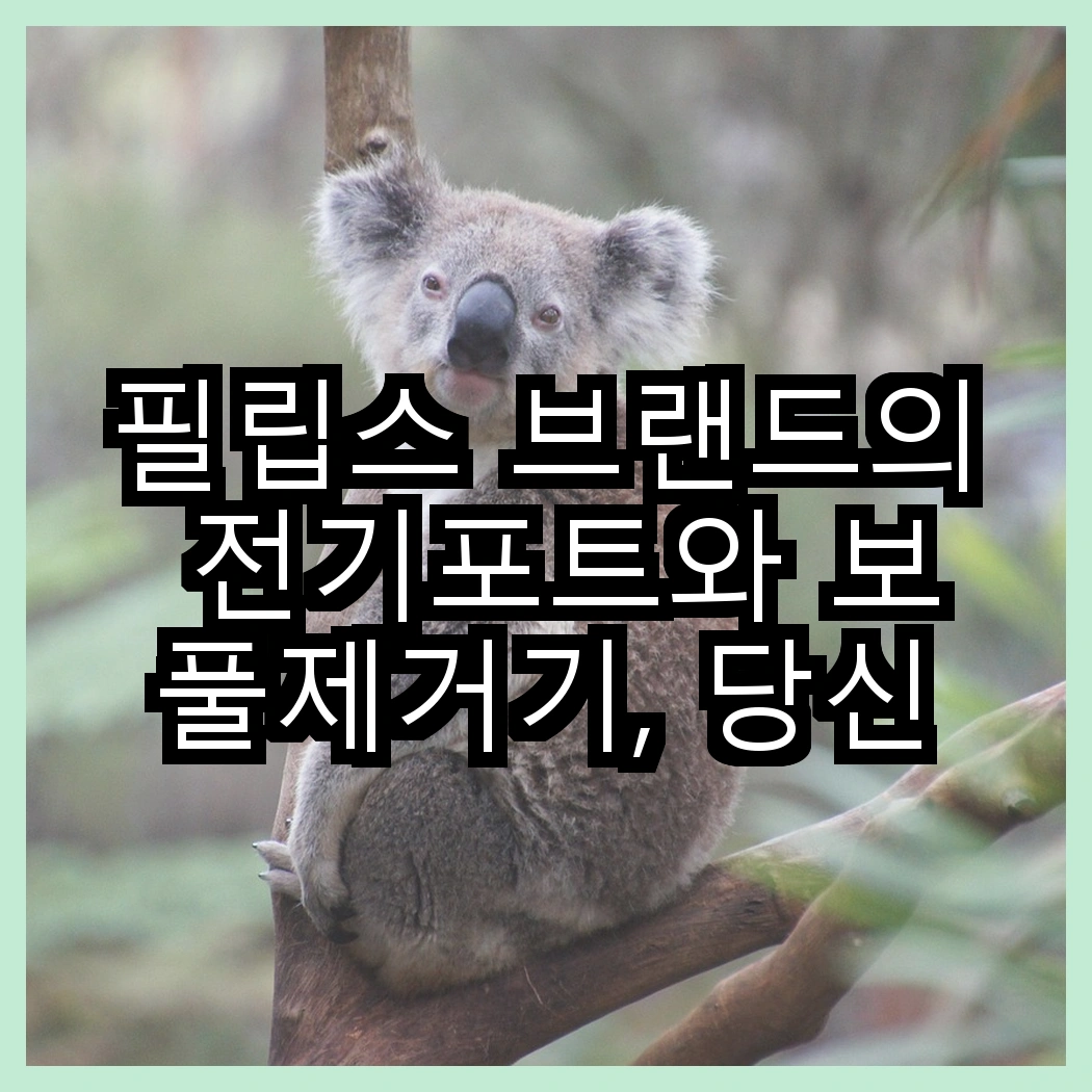 필립스 브랜드의 전기포트와 보풀제거기, 당신의 선택은? 썸네일