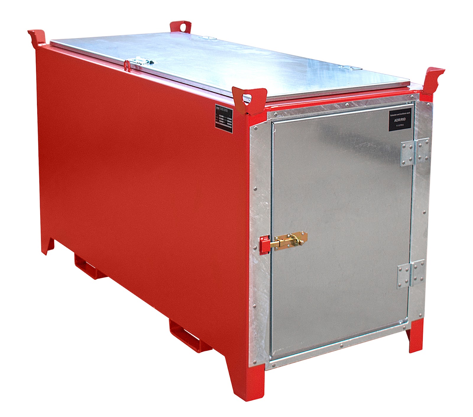 TL-buizen-box SL-D 150, gelakt, Vuurrood