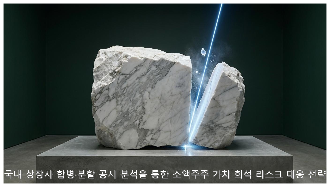 국장 합병·분할 시 소액주주 가치 보호 및 대응 전략 핵심 안내 및 분석 인포그래픽 (3)