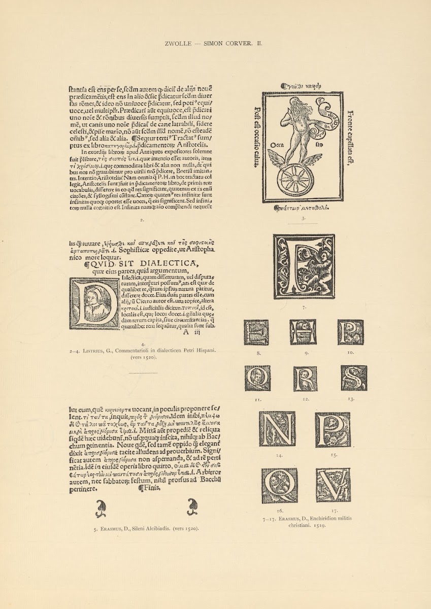 Lart typographique dans les Pays Bas pendant les annees 1500 a 1540 Pl138 1926