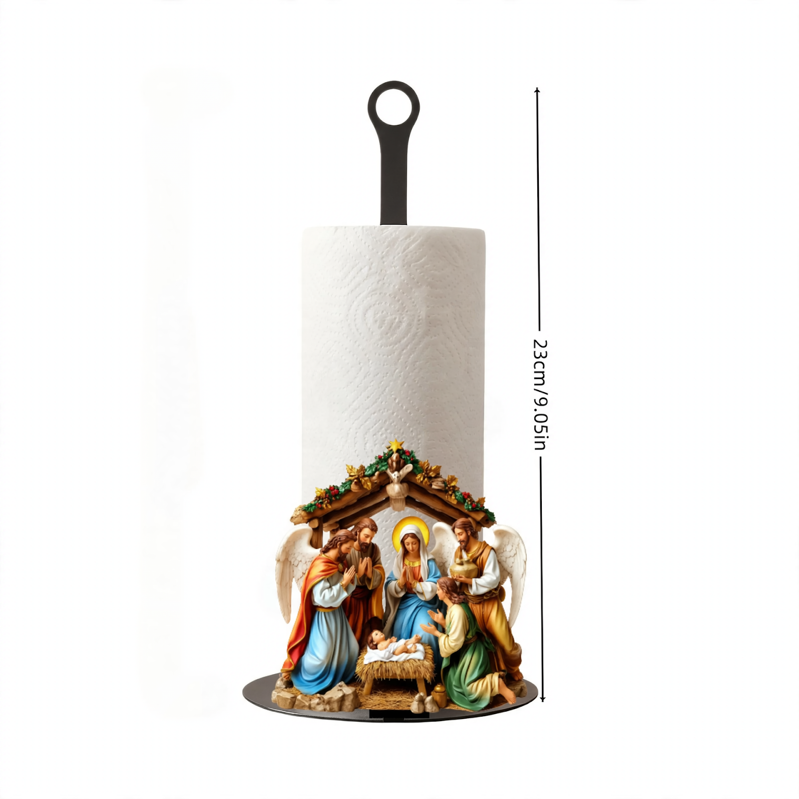 Weihnachtlicher Papierrollenhalter aus Acryl