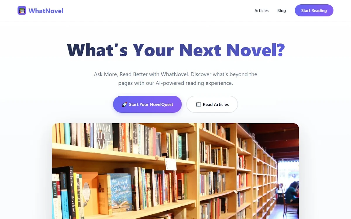 Captura de WhatNovel