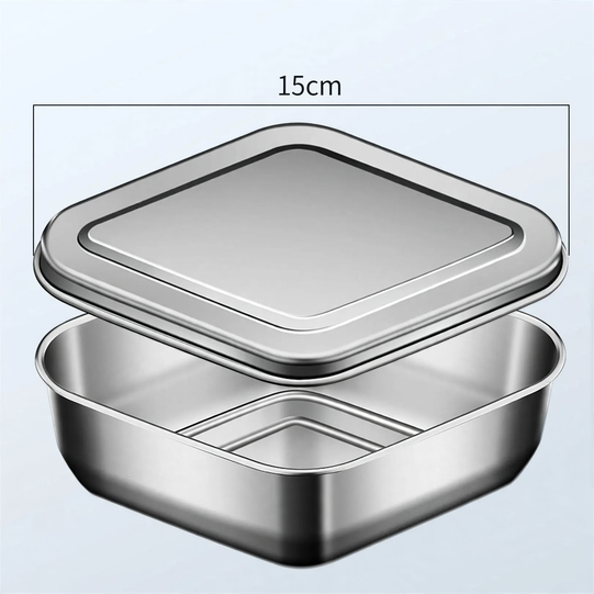 Stainless steel steaming insert with divider
