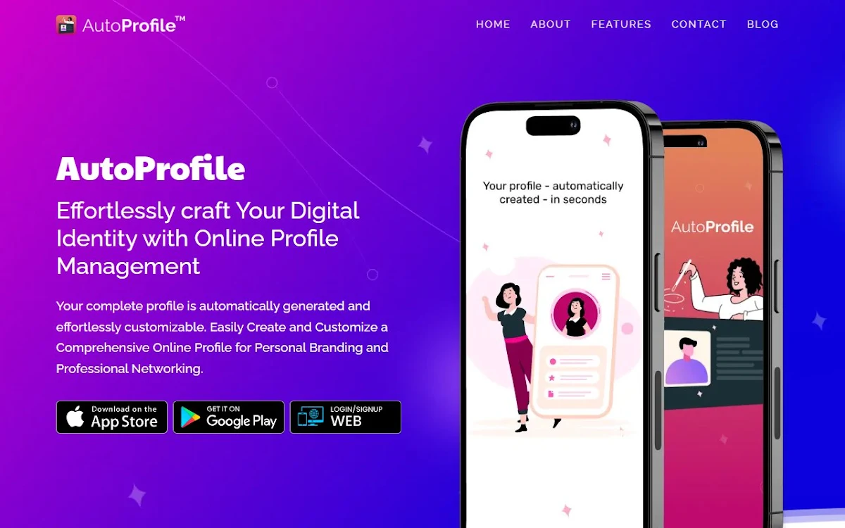 Captura de AutoProfile: Personal Profiles