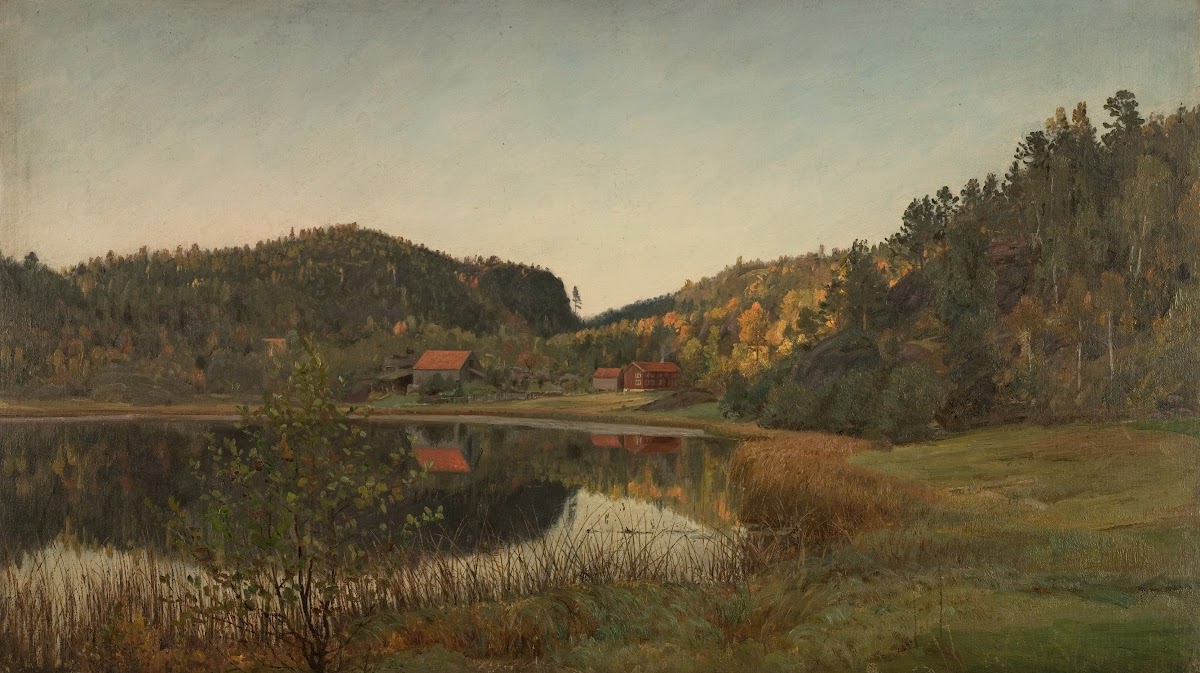 Fra Tjerndalen ved Risør 1894