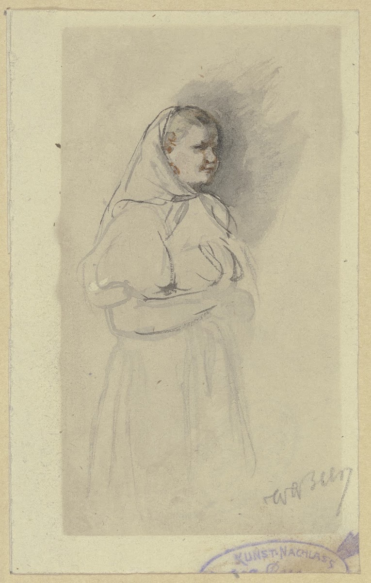 Girl with headscarf