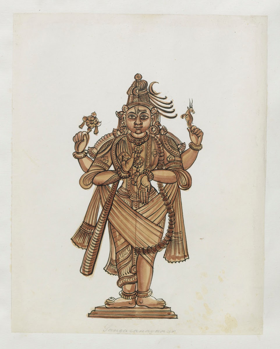 Paintings from the Chidambaram Shrine Pl029 1820 1830