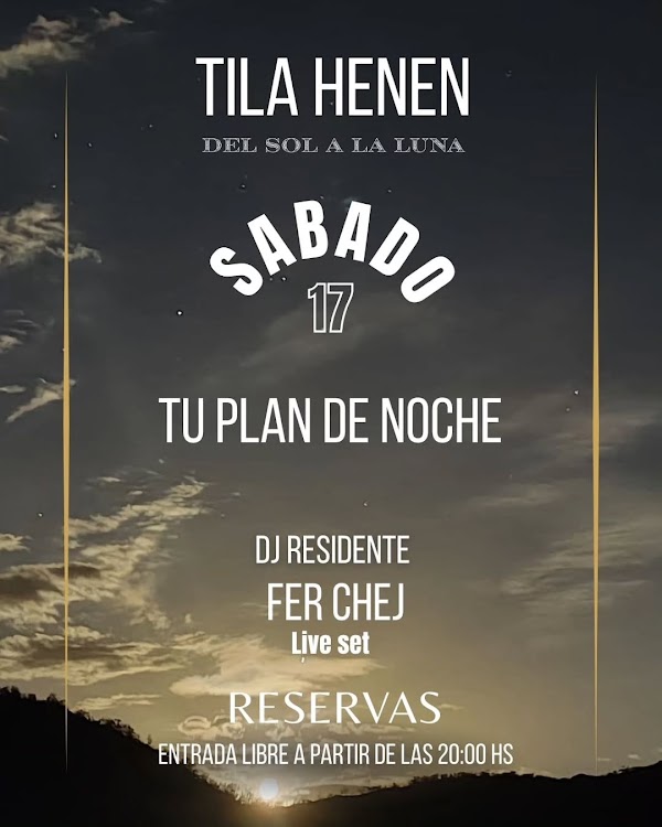 Tu plan de noche en Tila 🫶