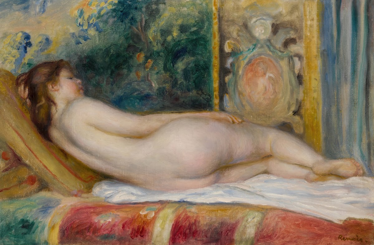 Femme nue couchée circa 1892