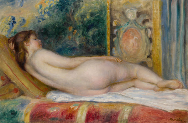 Femme nue couchée circa 1892