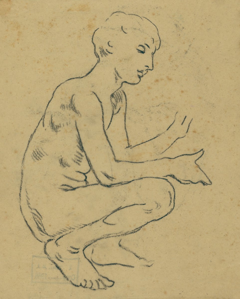 Study for figure of Arts 2 1895