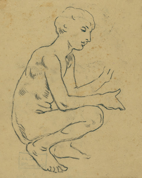 Study for figure of Arts 2 1895