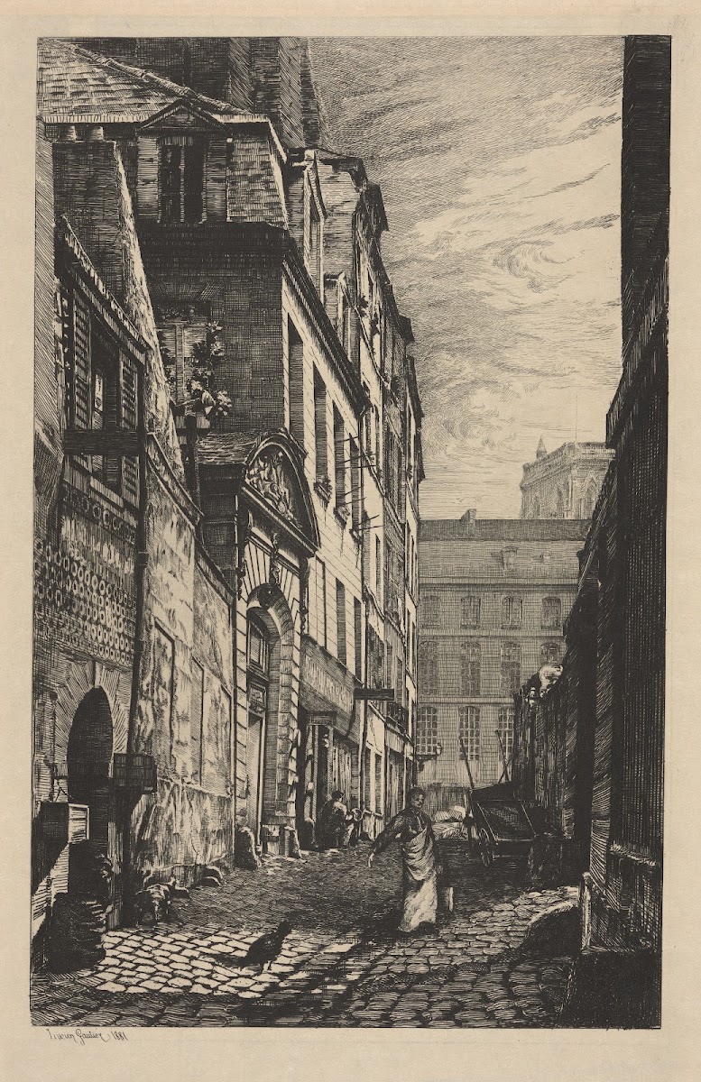 Rue Saint Julien en Pauvre 1881