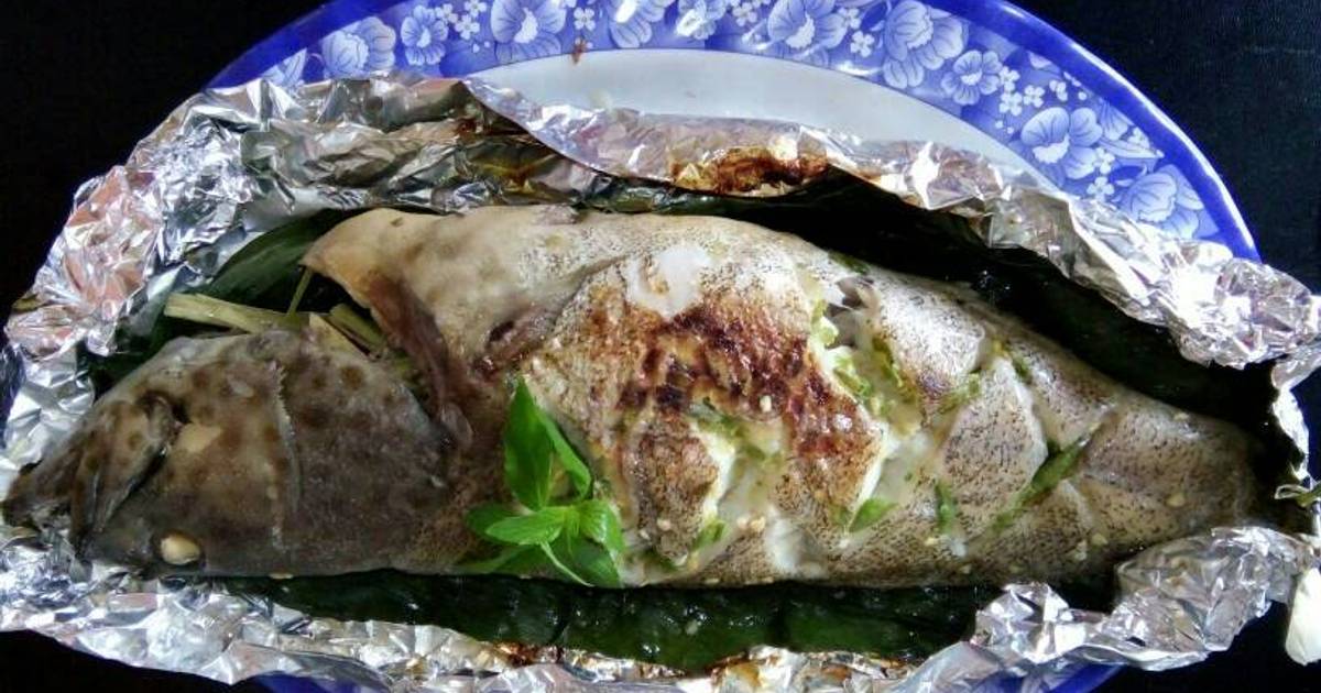 Cá mú nướng muối ớt