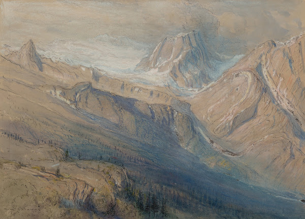 The Hermit Range from Rogers Pass Canadian Pacific