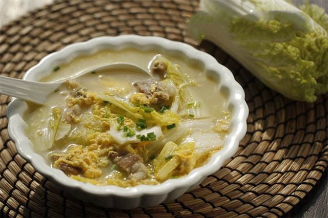 Canh Trứng Cải Thảo