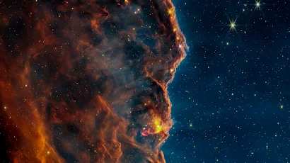 Nebula, Carina Nebula, Space, Star, James Webb Space Telescope 4K iPhone Wallpaper Background