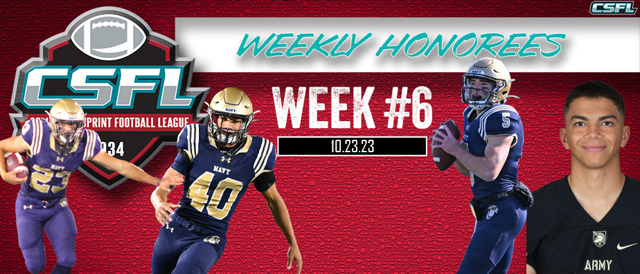Week #6 CSFL Honorees