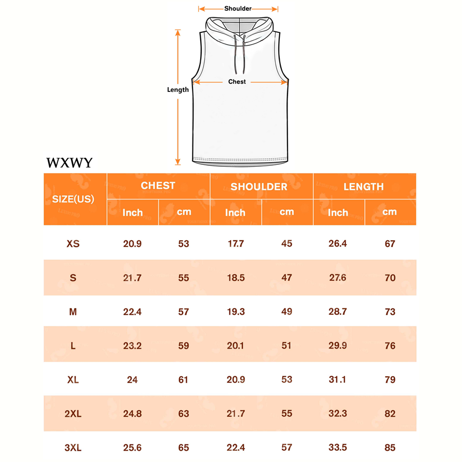 AOP sleeveless sweatshirt