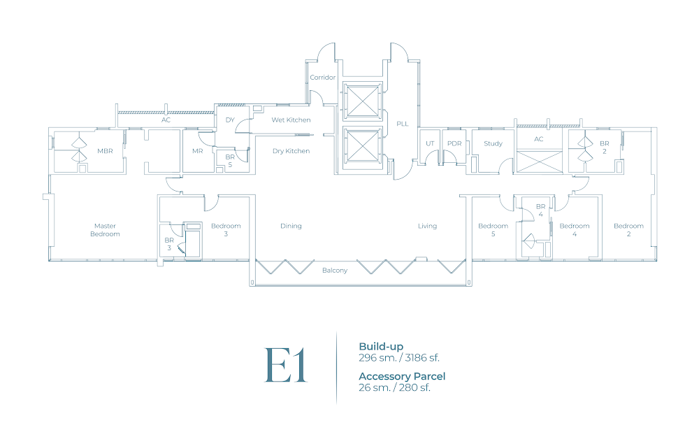 Lightwater Residences 戶型圖
