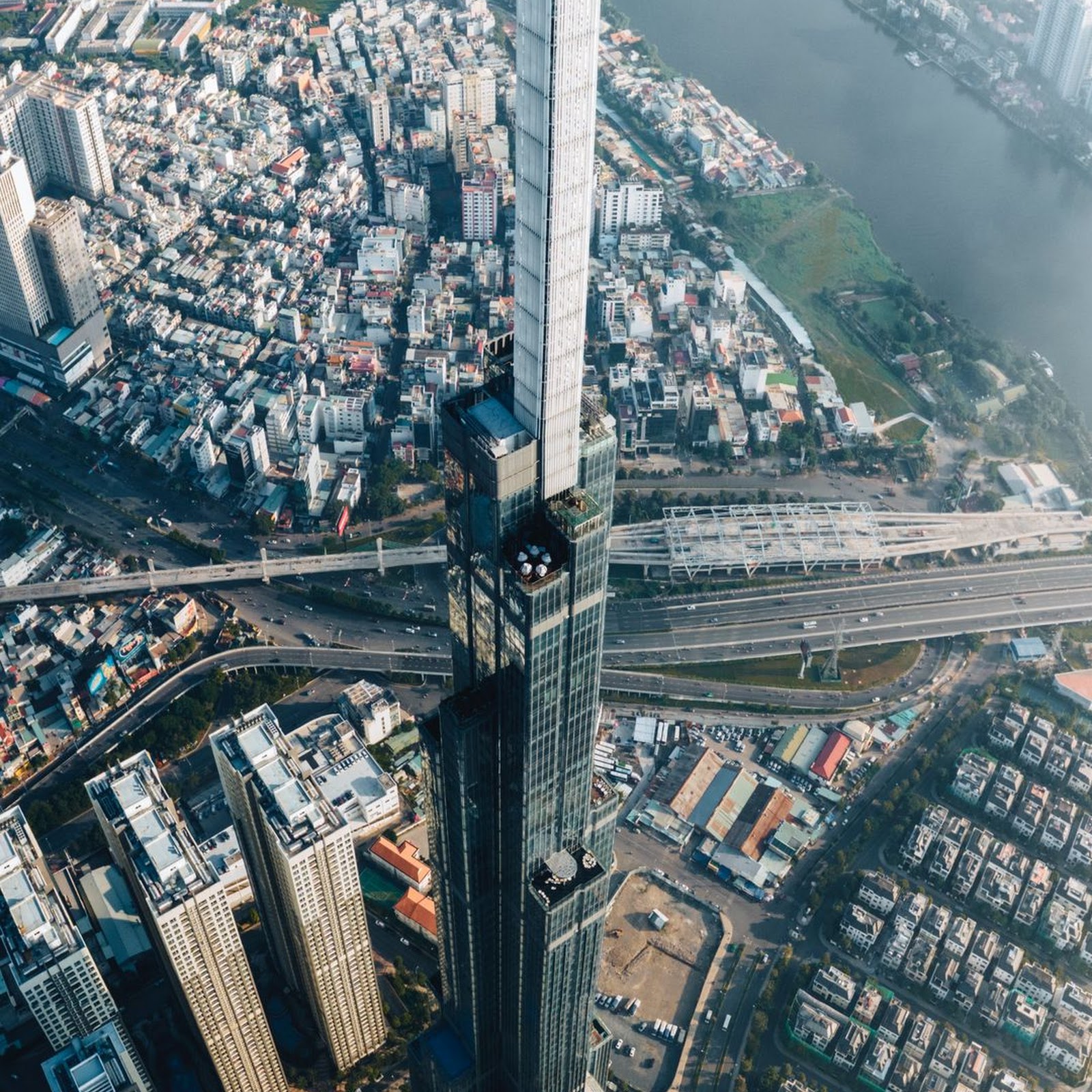 Download Cityscape, Aerial View, Landmark, Urban Full HD iPhone