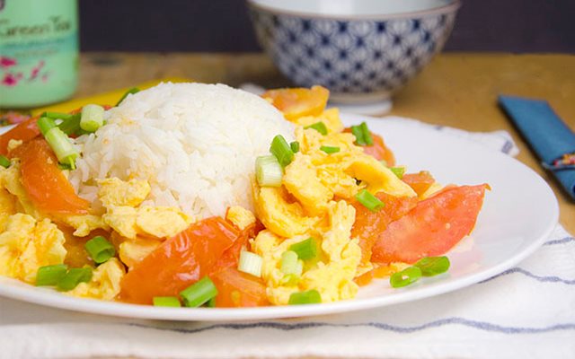 Trứng Gà Chiên Cà Chua