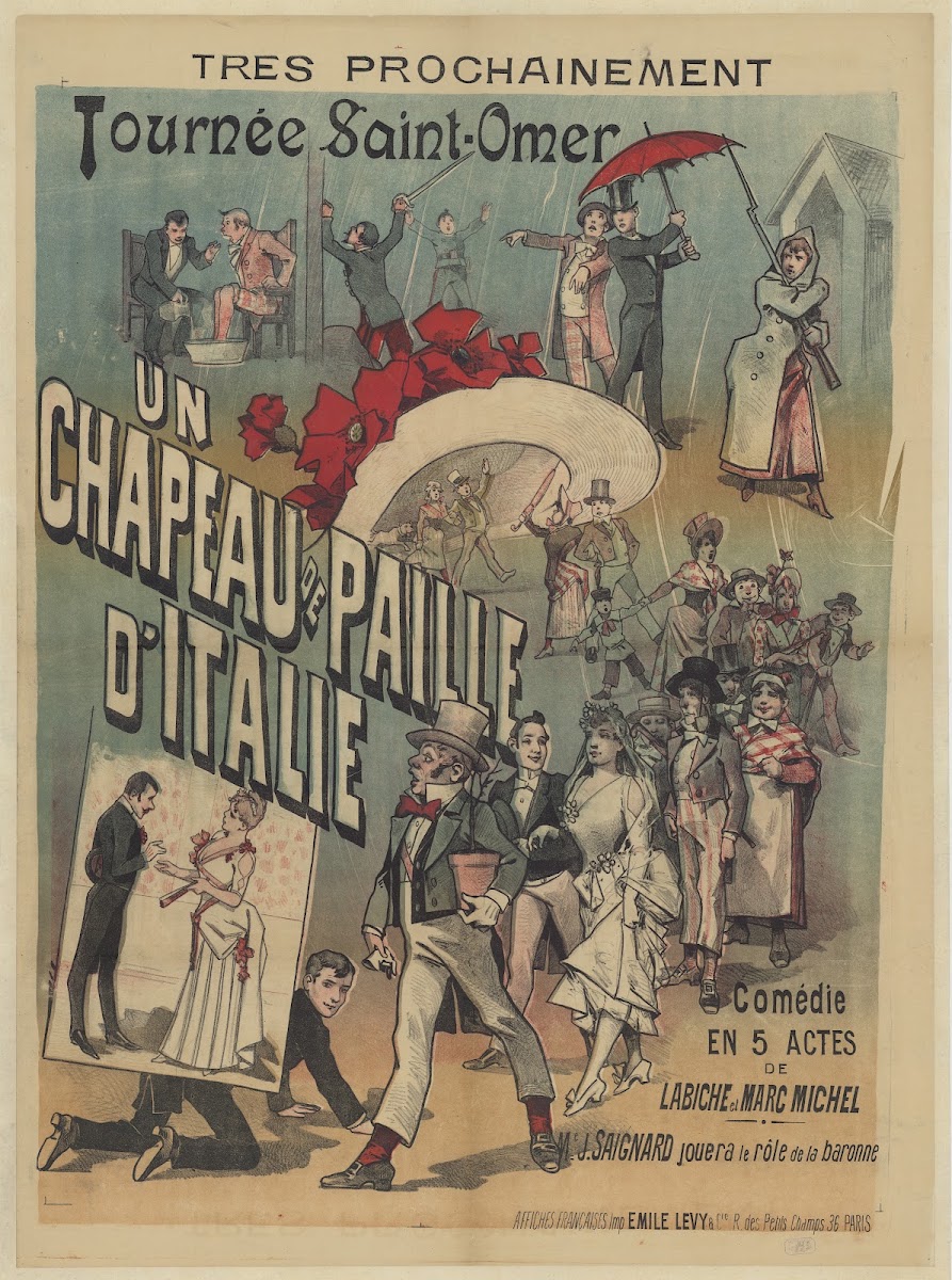 Très prochainement Tournée de Saint Omer Un chapeau de paille dItalie comédie en