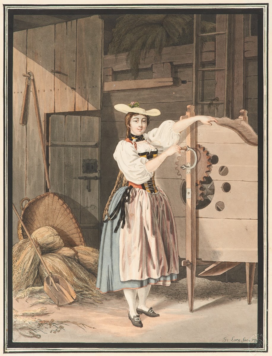 Laborieuse campagnarde du canton de Berne 1791   1794