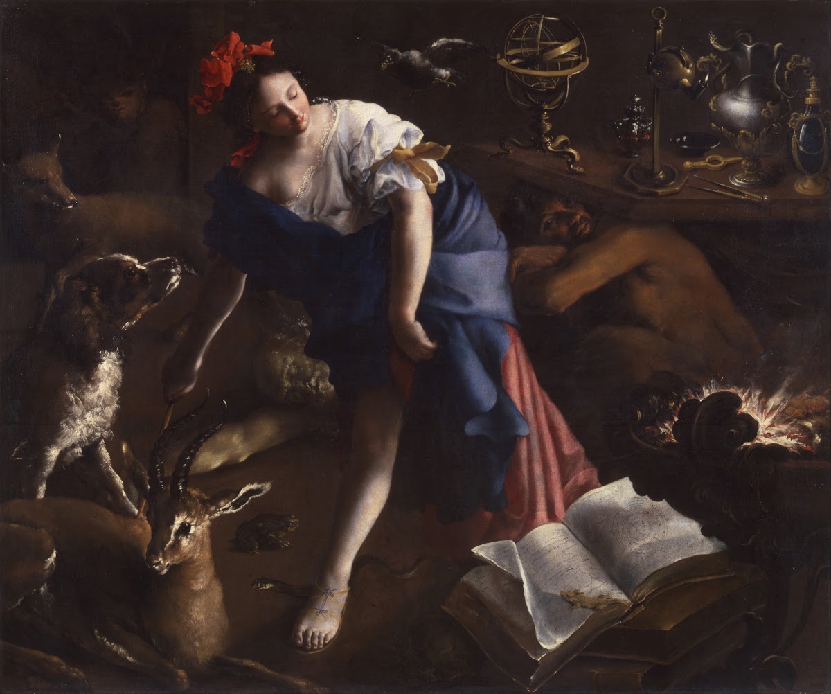 The Sorceress c1690