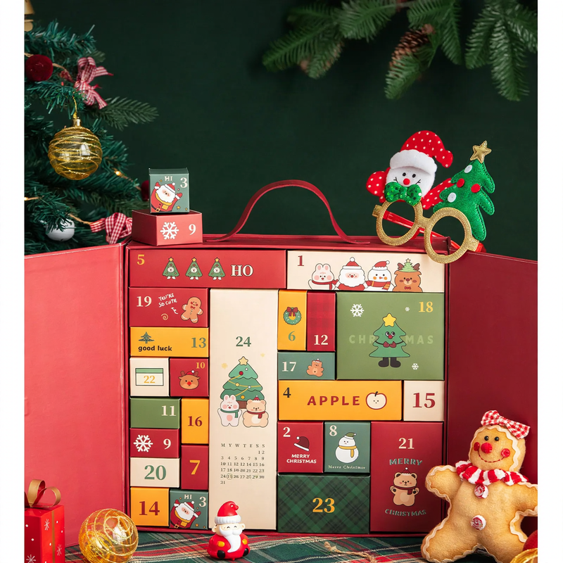 DIY-Adventskalender-Geschenkboxen, leer