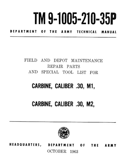 united states army tm 9-1005-210-35p-17 october 1963
