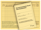 Vaccine booklet example