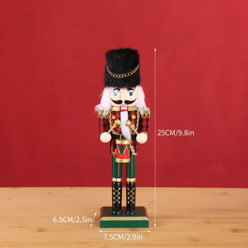Wooden Nutcracker Soldier for Festive Decoration