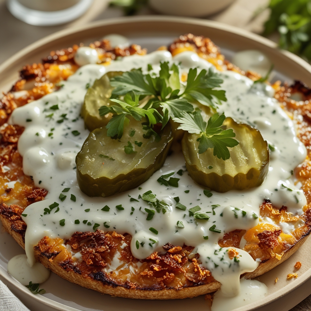 Healthy Dill Pickle Cottage Cheese Ranch Recipe - Easy & Flavorful Snack finished