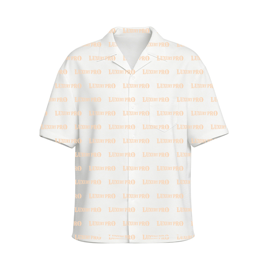 AOP Brazilian Collar Shirt Slub Linen