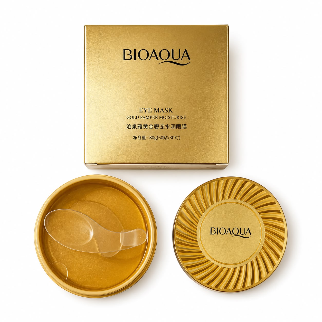 Bioaqua Eye Mask Gold Paper Moisturise