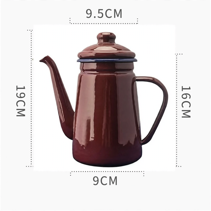 Enamel Hand Brew Kettle 1.1 L
