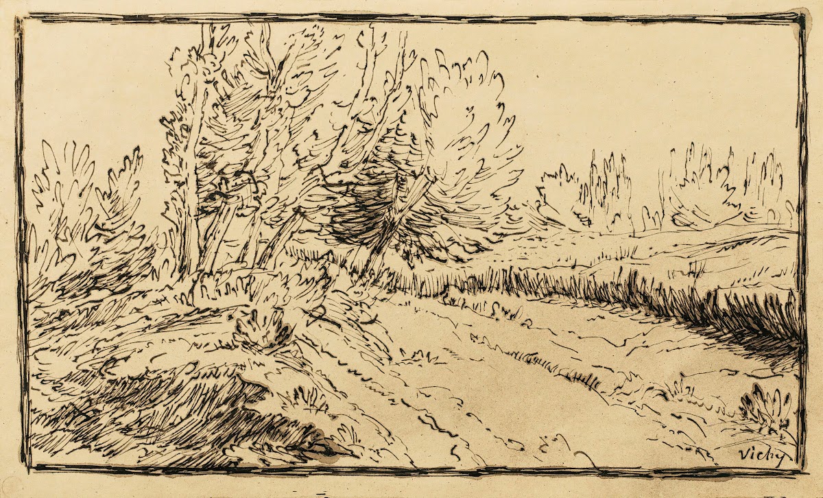 Barbizon Path In The Countryside Vichy