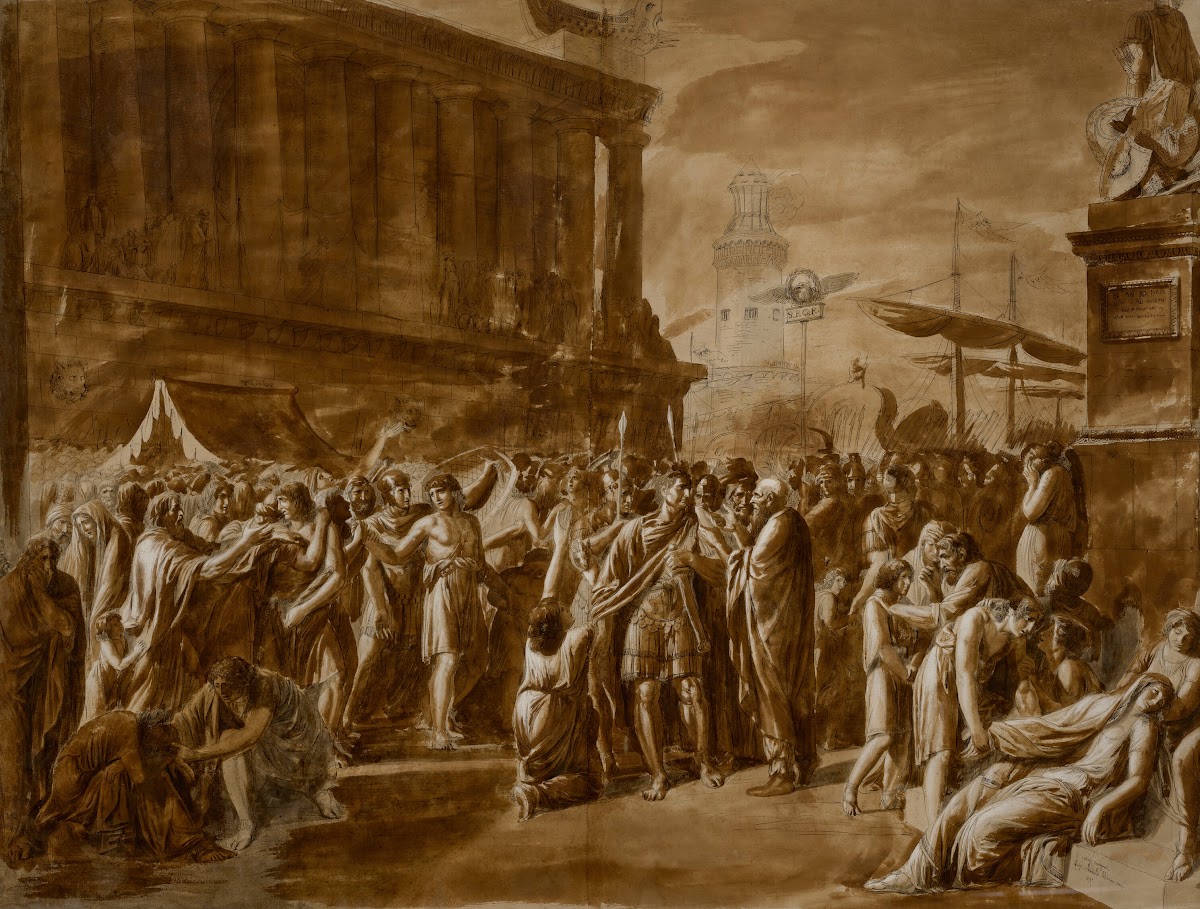 Gli ostaggi cartaginesi The Embarkation of the Carthaginian Hostages led by Marc