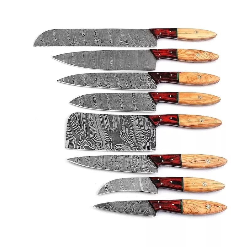 WA0025 — 8-Piece Damascus Flagship Kitchen Set