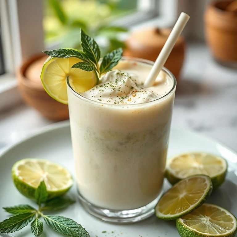 Refreshing Coconut Key Lime Pie Smoothie Recipe: Quick, Homemade Delight